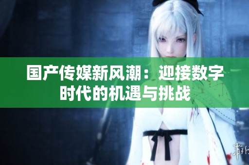 国产传媒新风潮：迎接数字时代的机遇与挑战