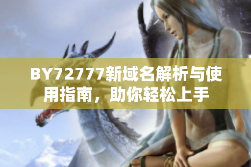 BY72777新域名解析与使用指南，助你轻松上手