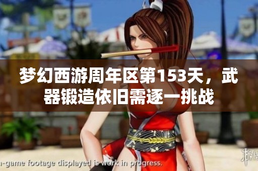 梦幻西游周年区第153天，武器锻造依旧需逐一挑战