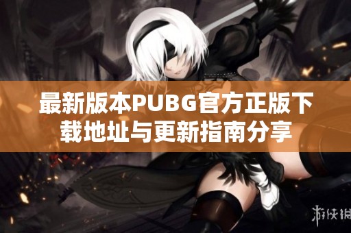 最新版本PUBG官方正版下载地址与更新指南分享