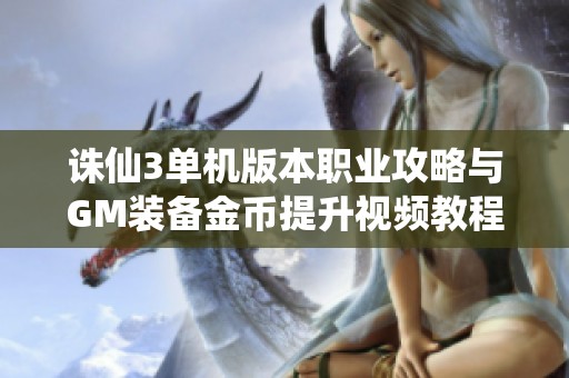 诛仙3单机版本职业攻略与GM装备金币提升视频教程全面解析