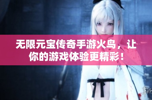 无限元宝传奇手游火鸟，让你的游戏体验更精彩！