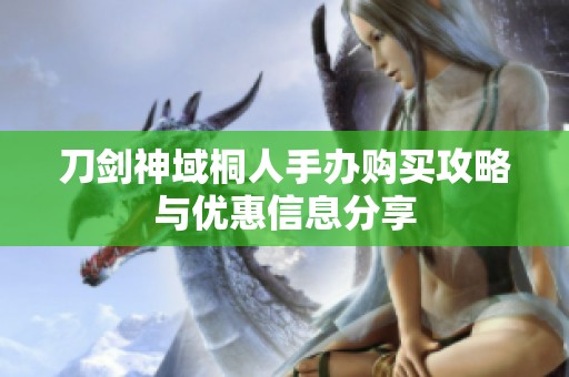 刀剑神域桐人手办购买攻略与优惠信息分享