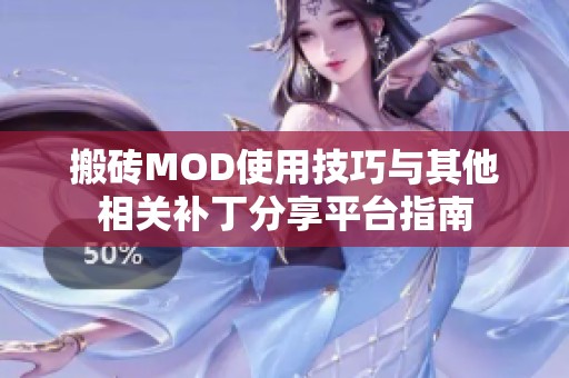 搬砖MOD使用技巧与其他相关补丁分享平台指南