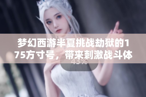 梦幻西游半夏挑战劫狱的175方寸号，带来刺激战斗体验