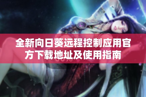 全新向日葵远程控制应用官方下载地址及使用指南