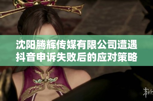 沈阳腾辉传媒有限公司遭遇抖音申诉失败后的应对策略解析