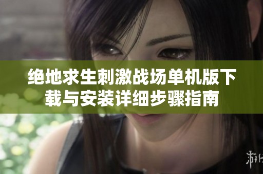 绝地求生刺激战场单机版下载与安装详细步骤指南