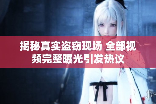 揭秘真实盗窃现场 全部视频完整曝光引发热议