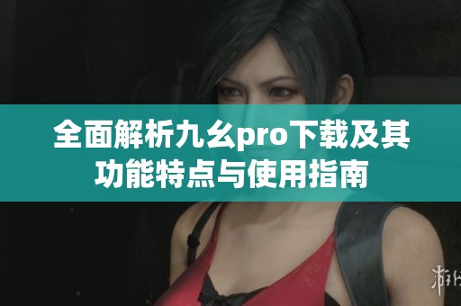 全面解析九幺pro下载及其功能特点与使用指南