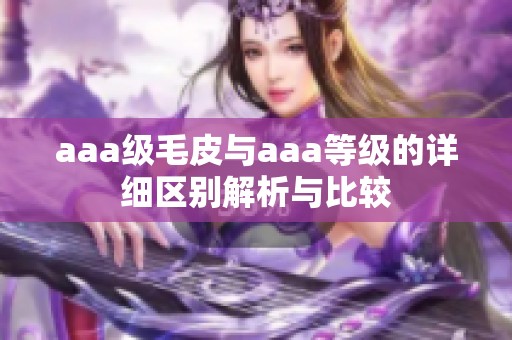 aaa级毛皮与aaa等级的详细区别解析与比较