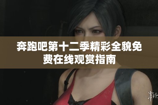 奔跑吧第十二季精彩全貌免费在线观赏指南