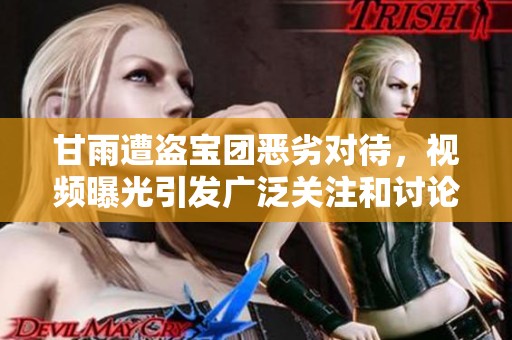 甘雨遭盗宝团恶劣对待，视频曝光引发广泛关注和讨论