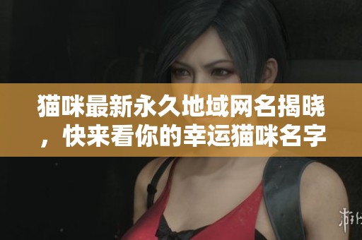 猫咪最新永久地域网名揭晓，快来看你的幸运猫咪名字！