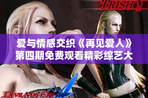 爱与情感交织《再见爱人》第四期免费观看精彩综艺大放送