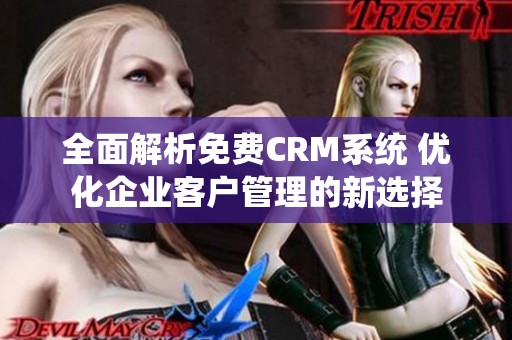 全面解析免费CRM系统 优化企业客户管理的新选择