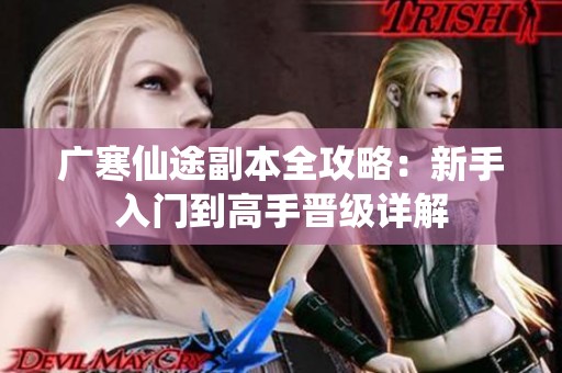 广寒仙途副本全攻略：新手入门到高手晋级详解