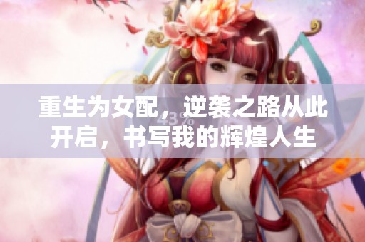 重生为女配，逆袭之路从此开启，书写我的辉煌人生