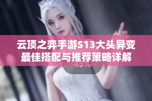云顶之弈手游S13大头异变最佳搭配与推荐策略详解