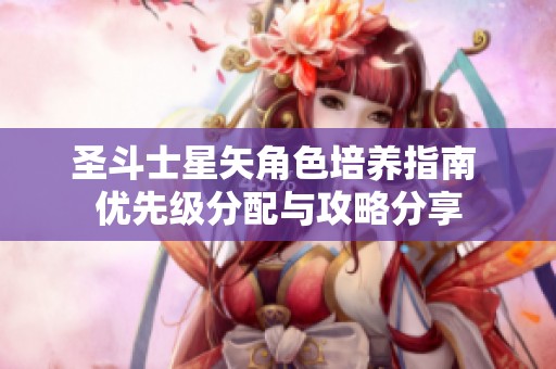 圣斗士星矢角色培养指南 优先级分配与攻略分享