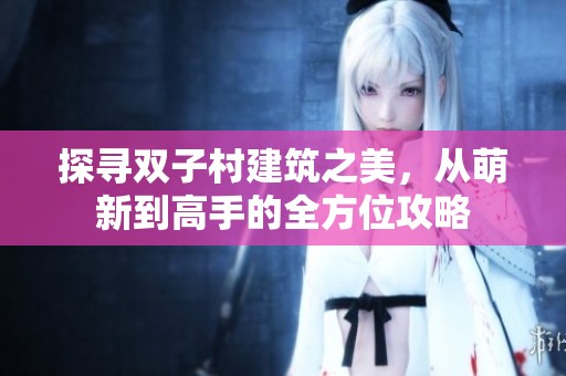 探寻双子村建筑之美，从萌新到高手的全方位攻略