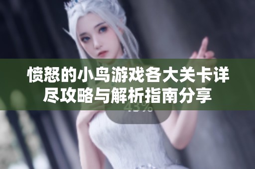 愤怒的小鸟游戏各大关卡详尽攻略与解析指南分享