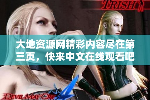 大地资源网精彩内容尽在第三页，快来中文在线观看吧