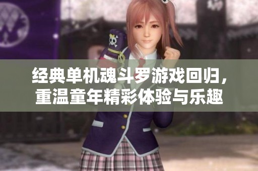 经典单机魂斗罗游戏回归，重温童年精彩体验与乐趣