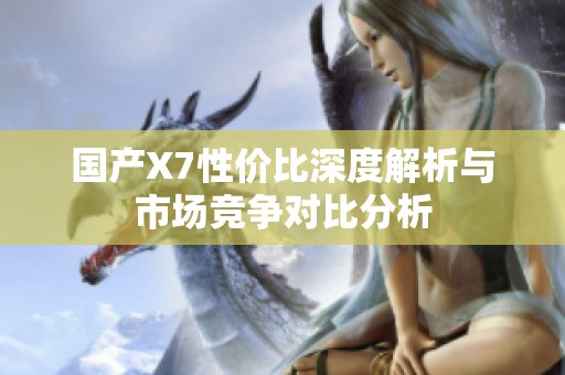 国产X7性价比深度解析与市场竞争对比分析