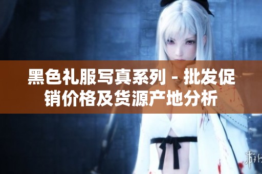 黑色礼服写真系列 - 批发促销价格及货源产地分析