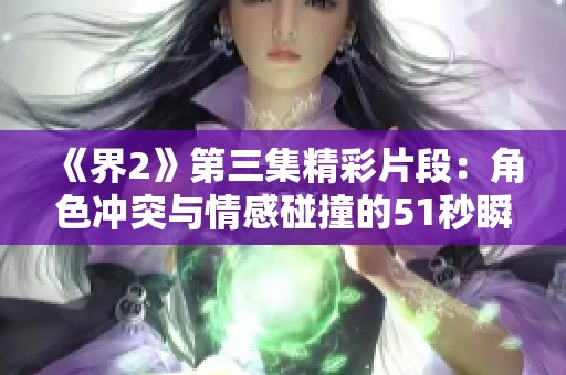 《界2》第三集精彩片段：角色冲突与情感碰撞的51秒瞬间