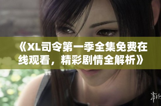 《XL司令第一季全集免费在线观看，精彩剧情全解析》