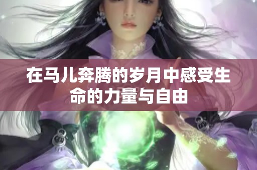 在马儿奔腾的岁月中感受生命的力量与自由