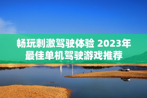 畅玩刺激驾驶体验 2023年最佳单机驾驶游戏推荐
