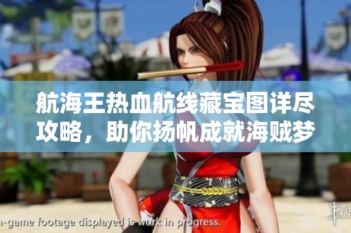 航海王热血航线藏宝图详尽攻略，助你扬帆成就海贼梦