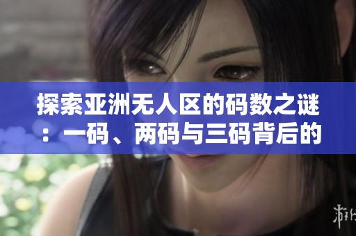 探索亚洲无人区的码数之谜：一码、两码与三码背后的深意