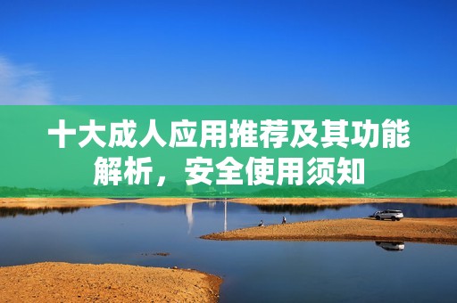 十大成人应用推荐及其功能解析，安全使用须知