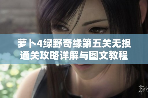 萝卜4绿野奇缘第五关无损通关攻略详解与图文教程