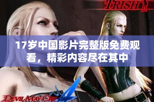 17岁中国影片完整版免费观看，精彩内容尽在其中
