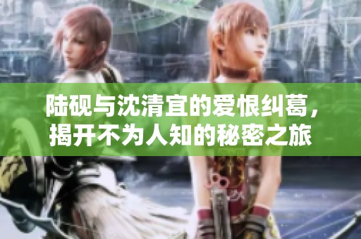 陆砚与沈清宜的爱恨纠葛，揭开不为人知的秘密之旅