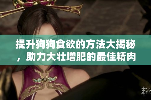 提升狗狗食欲的方法大揭秘，助力大壮增肥的最佳精肉选择