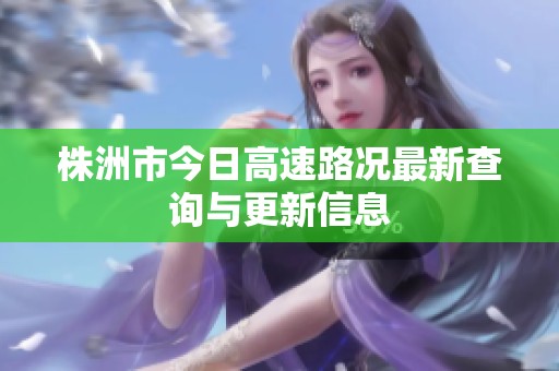 株洲市今日高速路况最新查询与更新信息