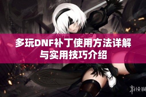 多玩DNF补丁使用方法详解与实用技巧介绍