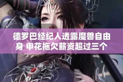 德罗巴经纪人透露魔兽自由身 申花拖欠薪资超过三个月