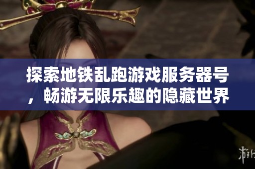 探索地铁乱跑游戏服务器号，畅游无限乐趣的隐藏世界